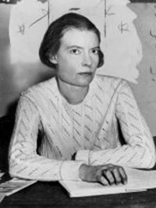 Dorothy Day in 1934, photographed during the early years of the Catholic Worker Movement
